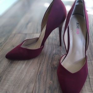 Burgundy heels